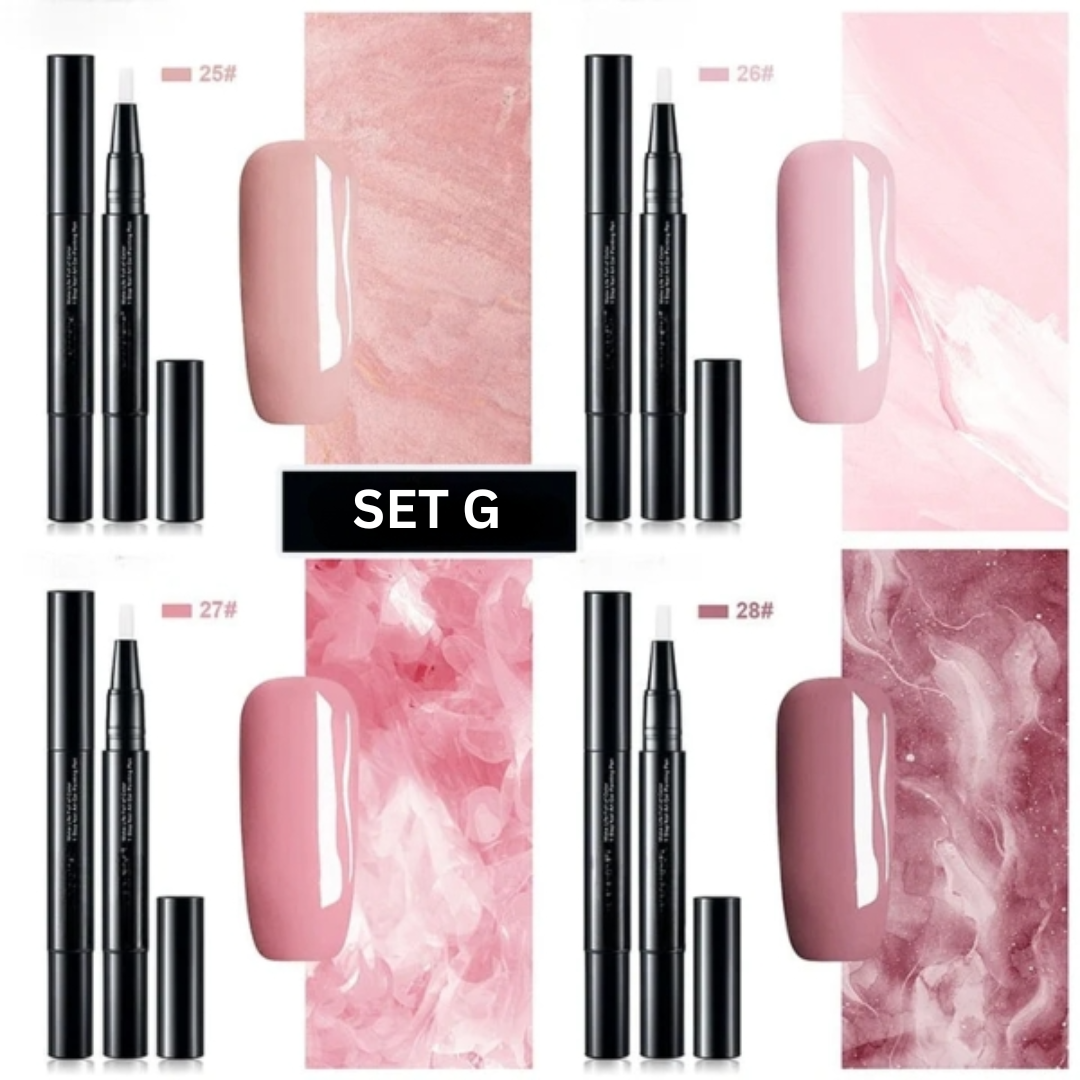 Dernier Jour -50% | NailArt™ Stylo Vernis Gel ( (Lot de 4)