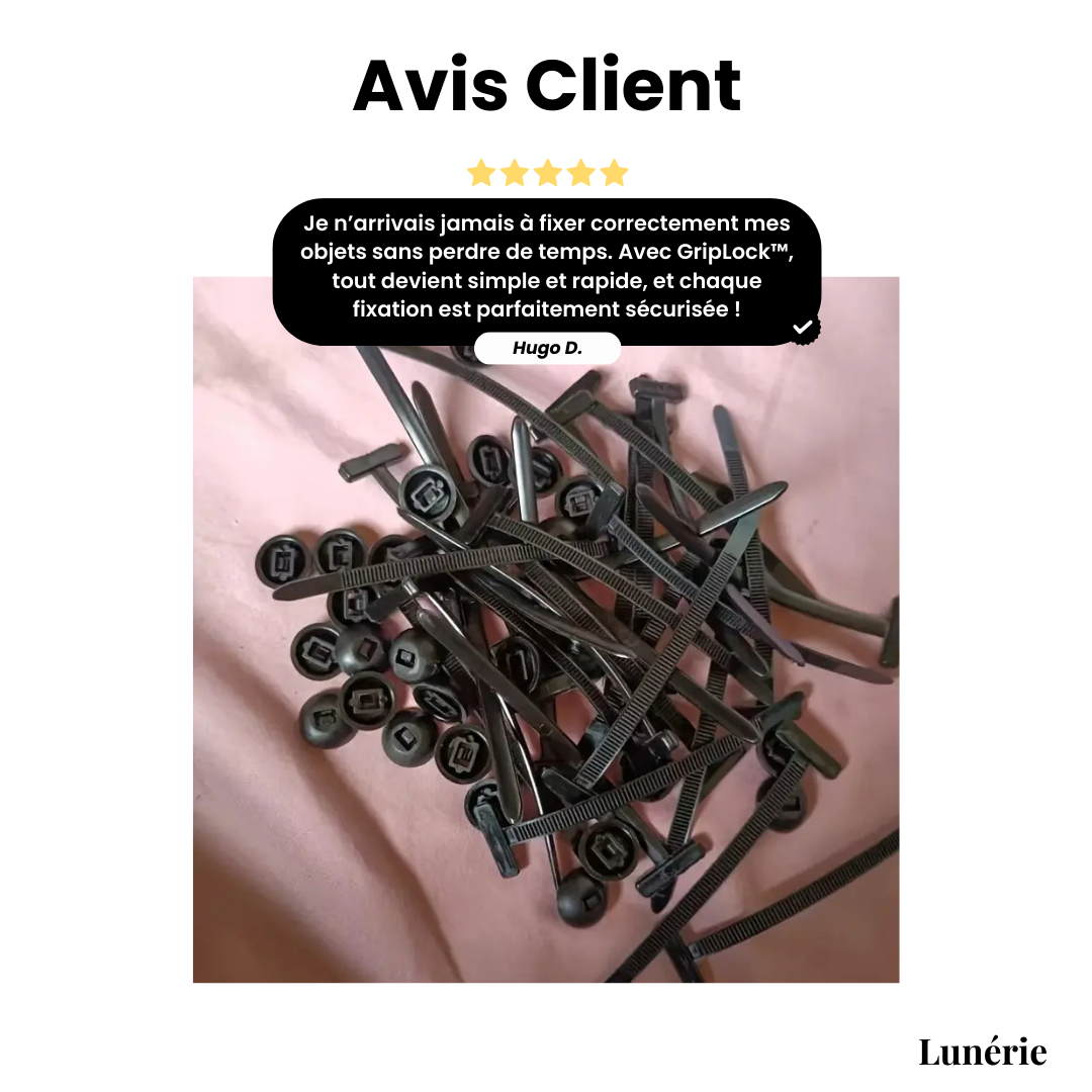 Dernier Jour -50% | GripLock™ Colliers autobloquants ultra-résistants