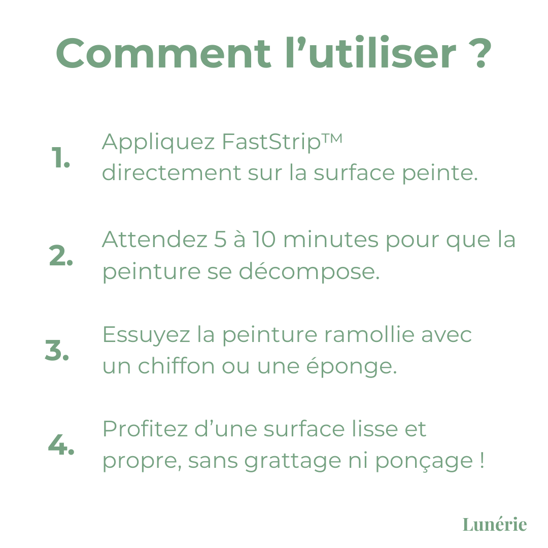 50% DE RÉDUCTION I FastStrip™ Décapant Peinture