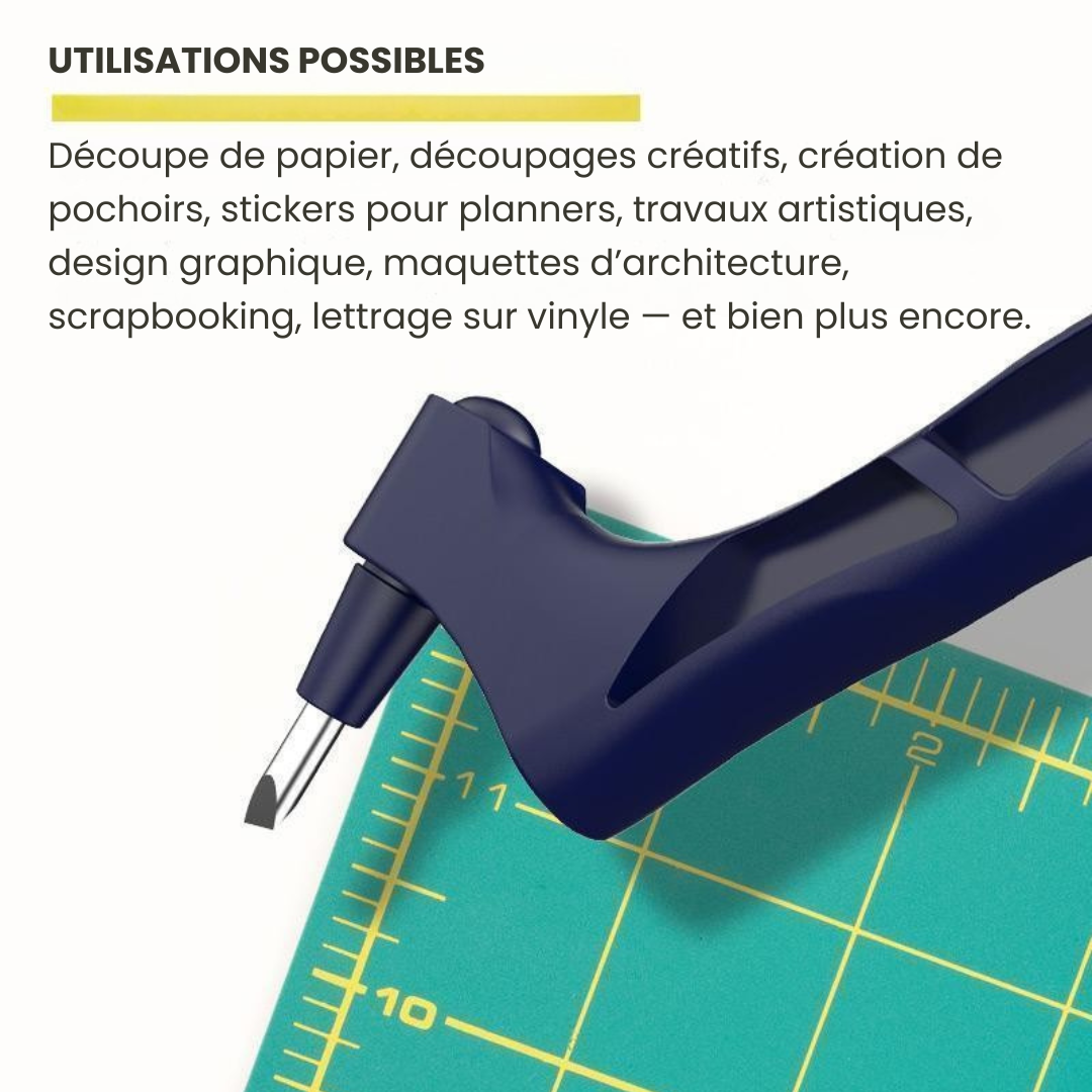 Dernier Jour -50% | SpinCut™ Cutter Rotatif de Précision à 360°