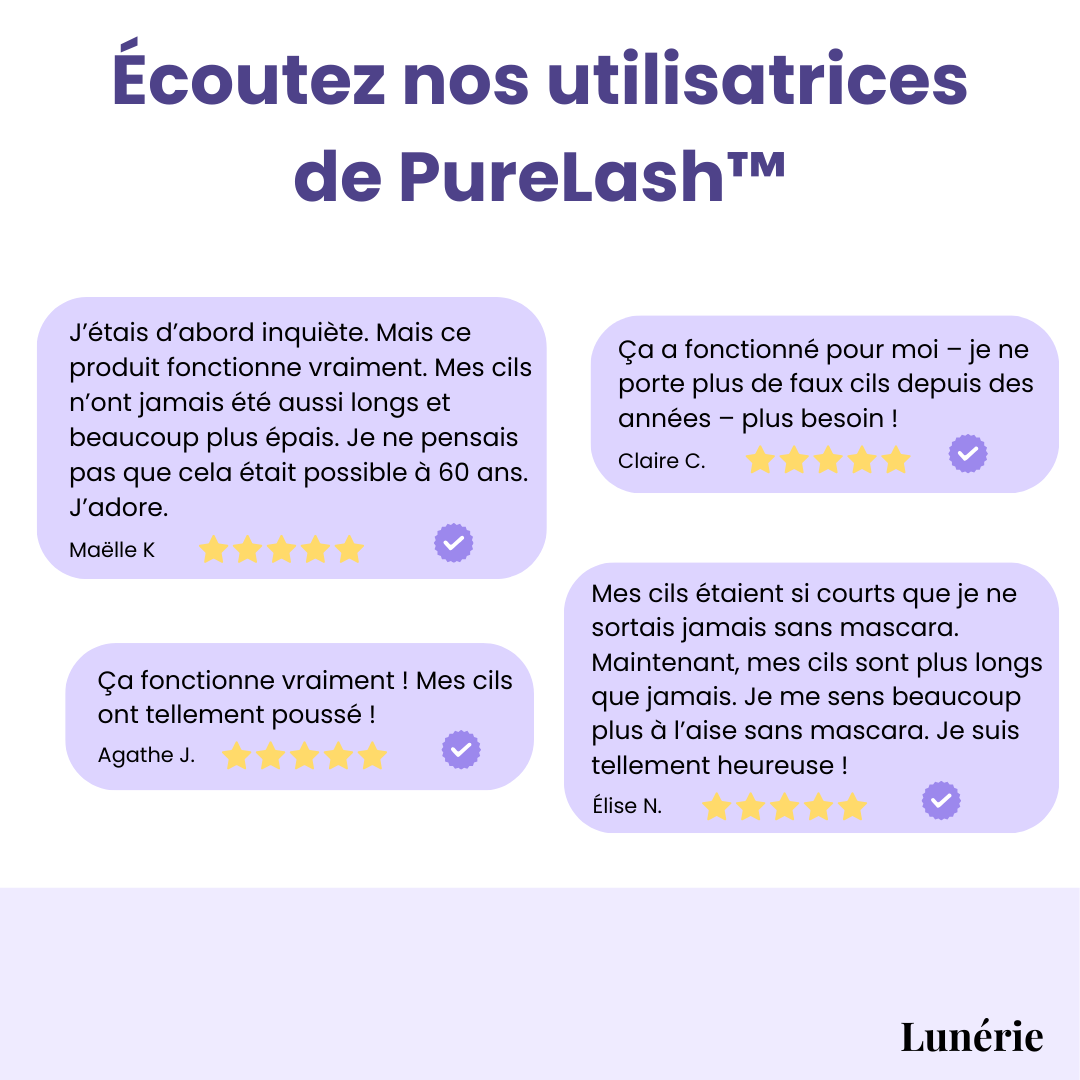 1+1 GRATUIT🔥 | PureLash™ Sérum Croissance Cils