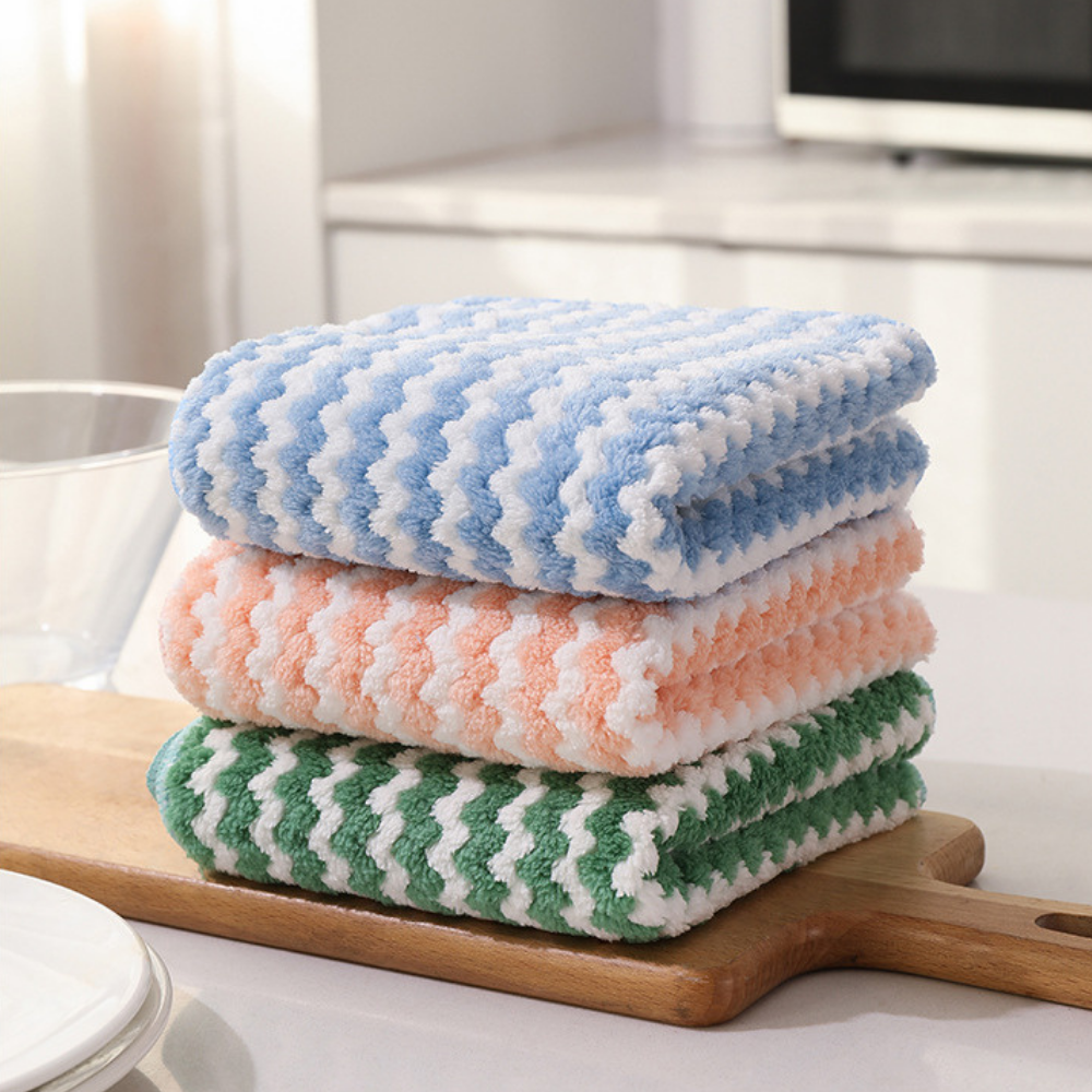 3 + 2 GRATUIT | AquaDouce™ Chiffons microfibre (2 chiffons gratuits)