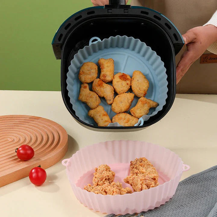 1+1 GRATUIT | CookFlex™ Plateaux Silicone pour Friteuse à Air