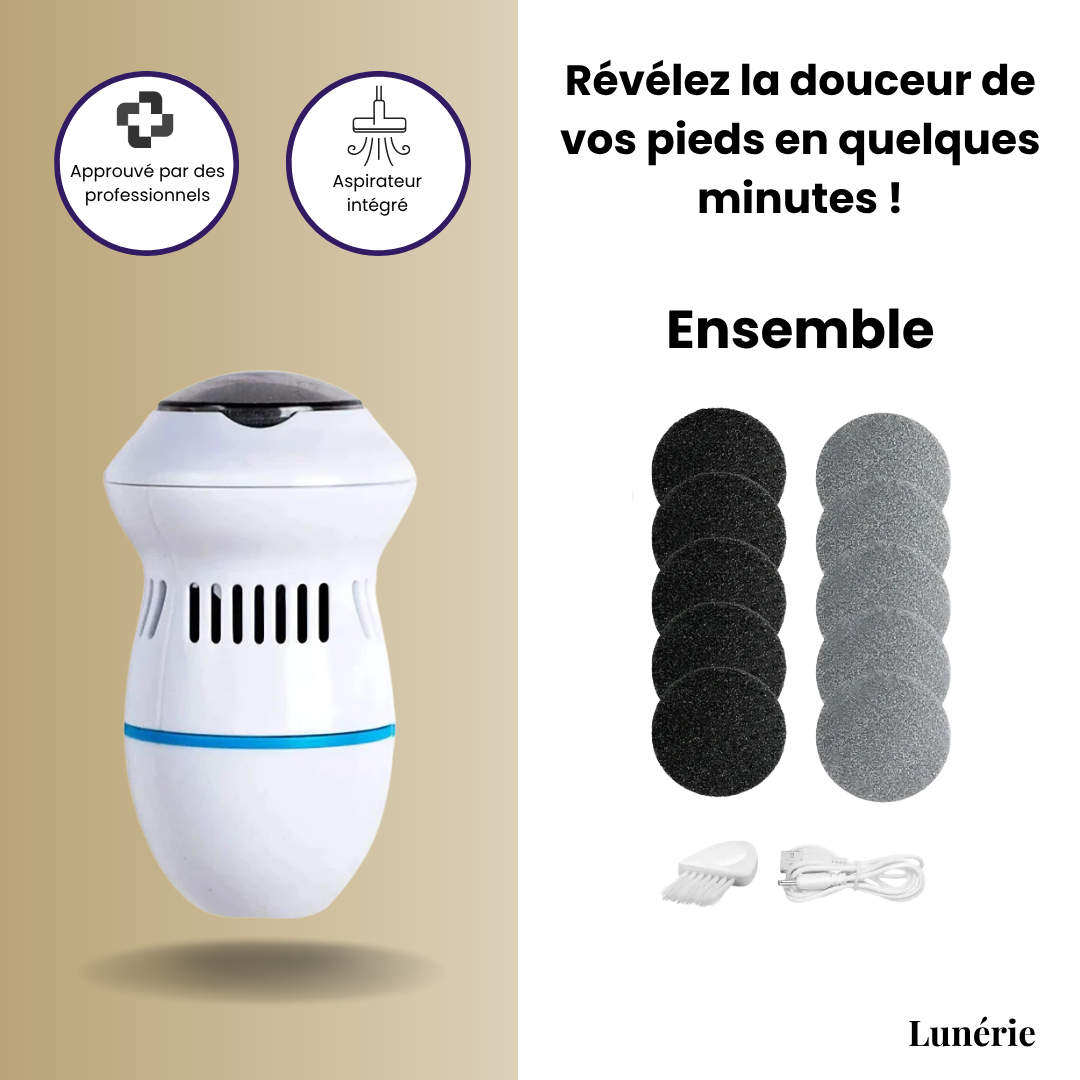Dernier Jour -50% | HeelEase™ Râpe Électrique pour Pieds Doux