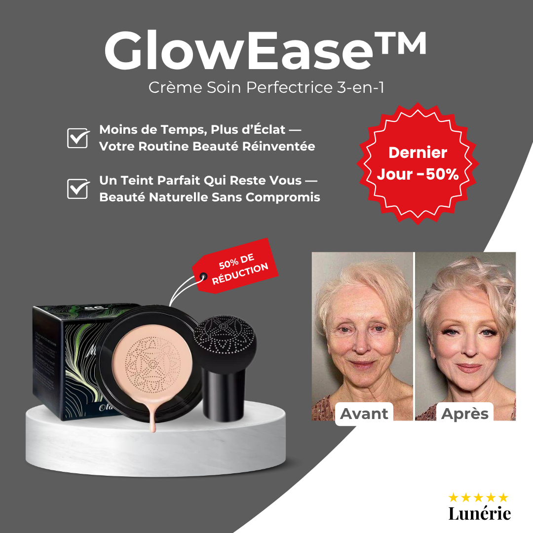 Dernier Jour -50% | GlowEase™ Crème Soin Perfectrice 3-en-1
