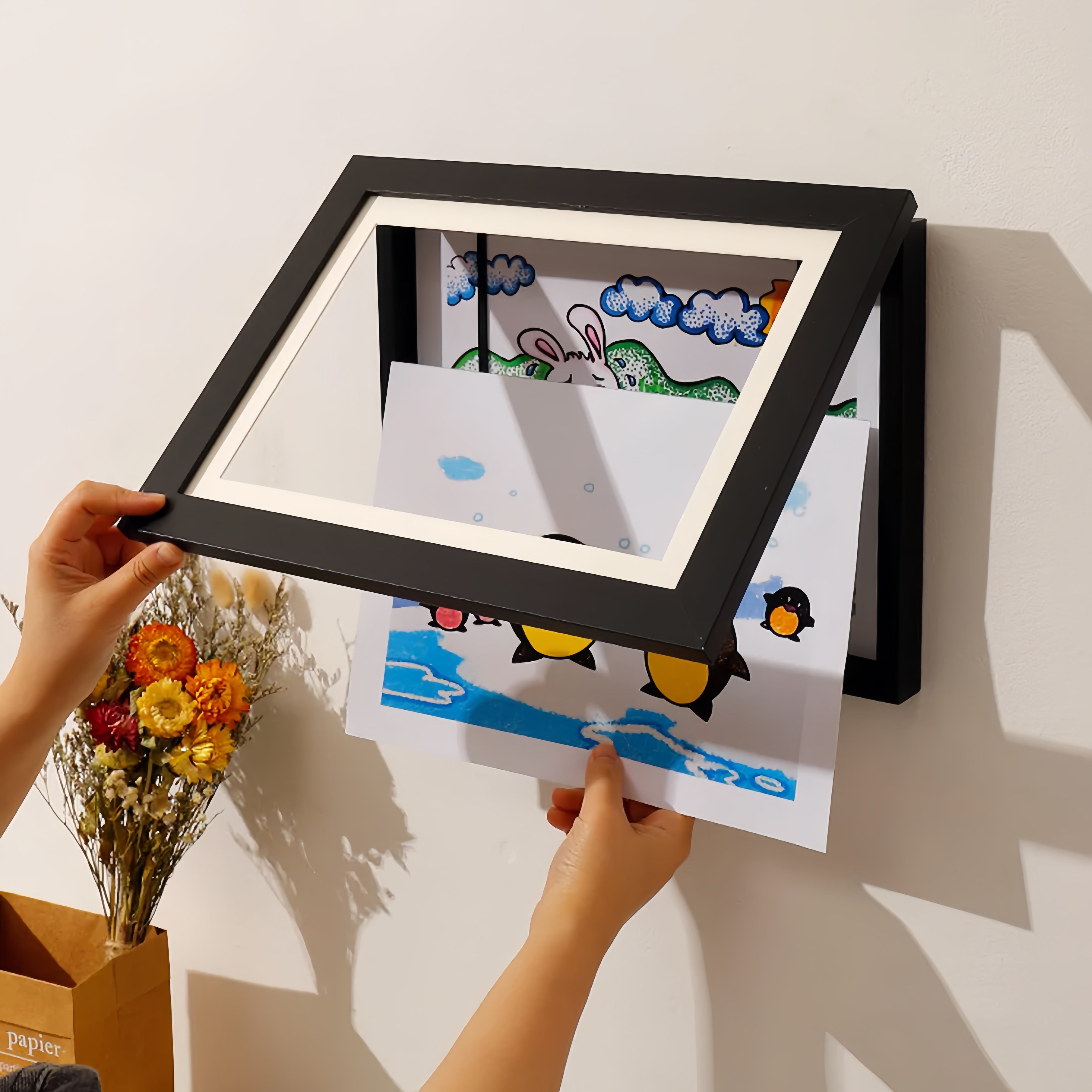 Dernier Jour -50% | CréaCadre™ Cadre pour dessins d’enfants
