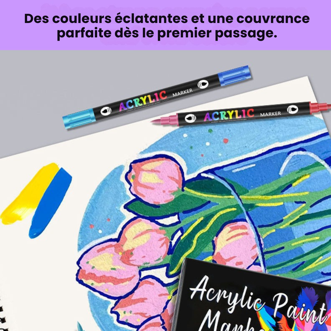 Dernier Jour -50%🔥 | ColorArt™ Set de marqueurs acryliques