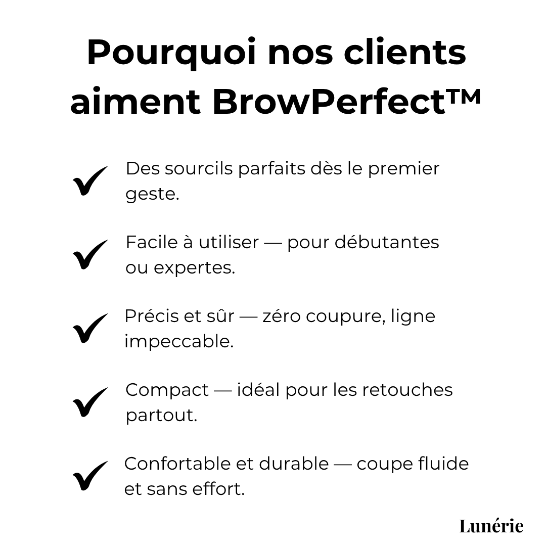 Dernier Jour -50% | BrowPerfect™ Coupe-sourcils