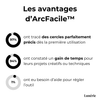Dernier Jour -50% | ArcFacile™ Outil de Traçage de Cercles