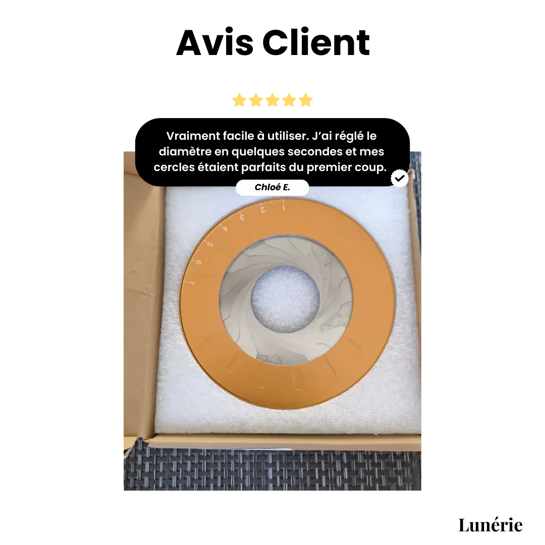 Dernier Jour -50% | ArcFacile™ Outil de Traçage de Cercles