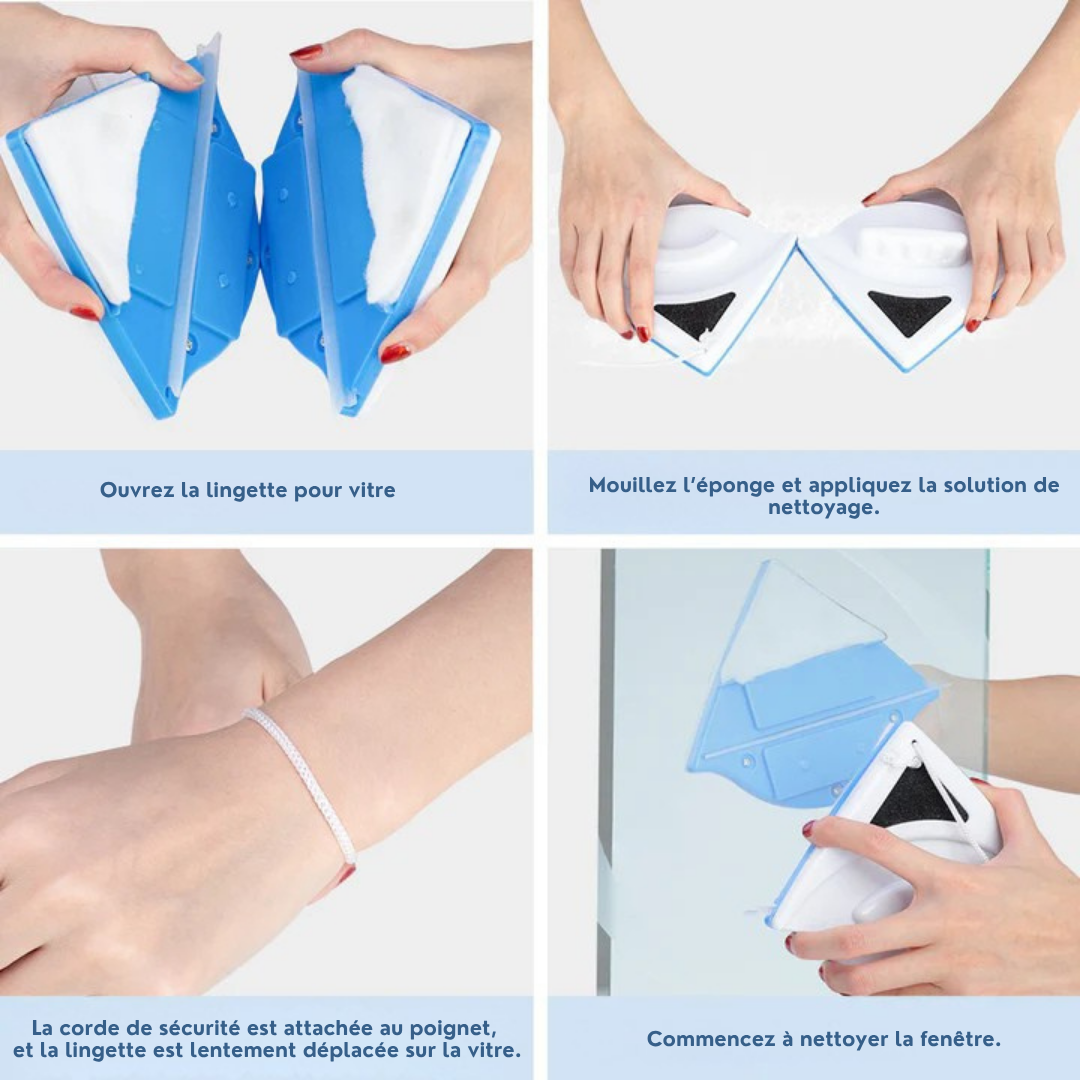 Dernier Jour -50% | MagniClean™ Nettoyeur de Vitres