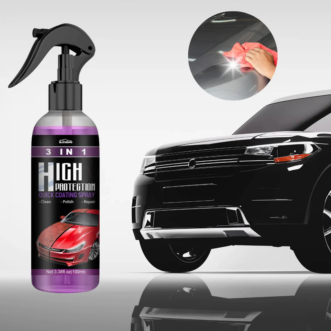 Dernier Jour -50% | UltraShine™ Spray Céramique pour Voitures