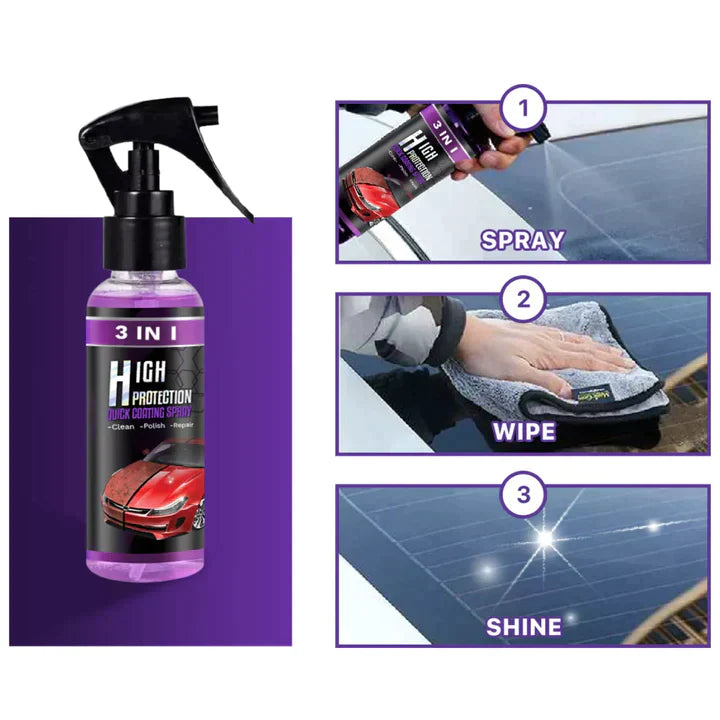 Dernier Jour -50% | UltraShine™ Spray Céramique pour Voitures