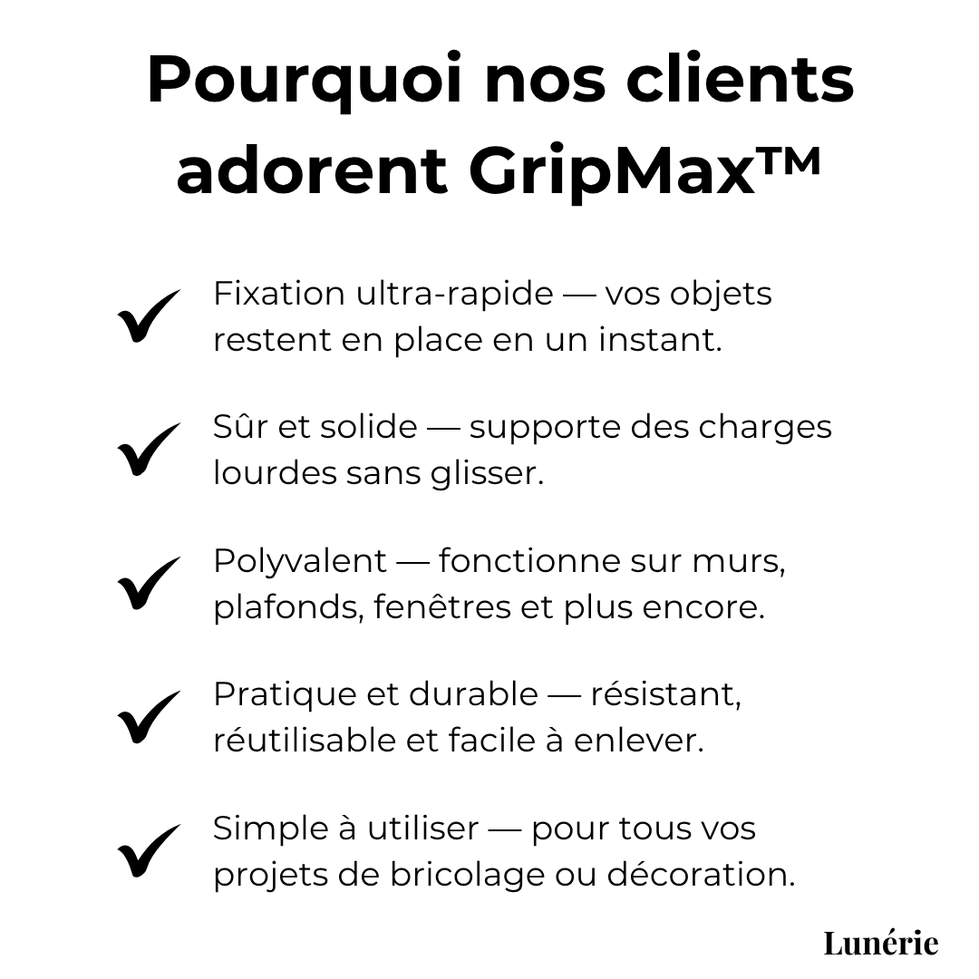 Dernier Jour -50% | GripMax™ Ruban adhésif double-face ultra résistant