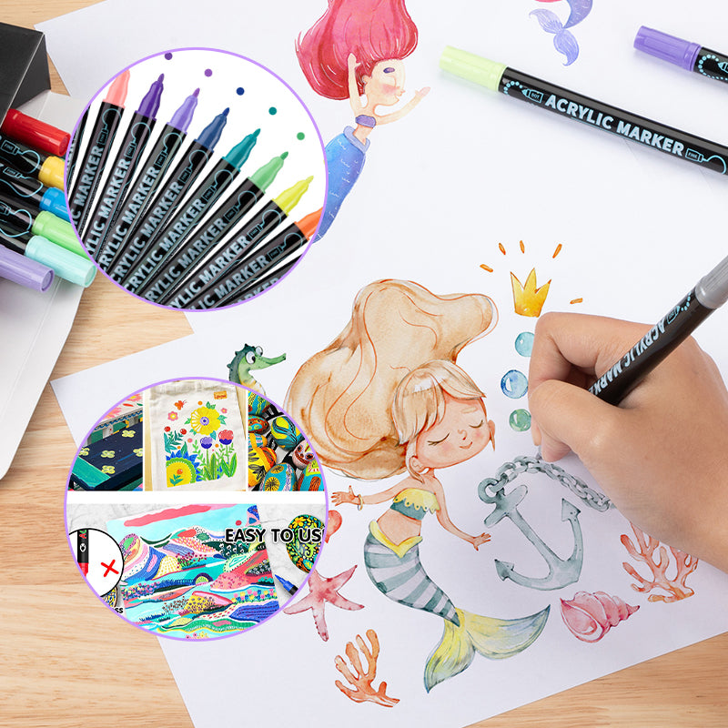 Dernier Jour -50%🔥 | ColorArt™ Set de marqueurs acryliques