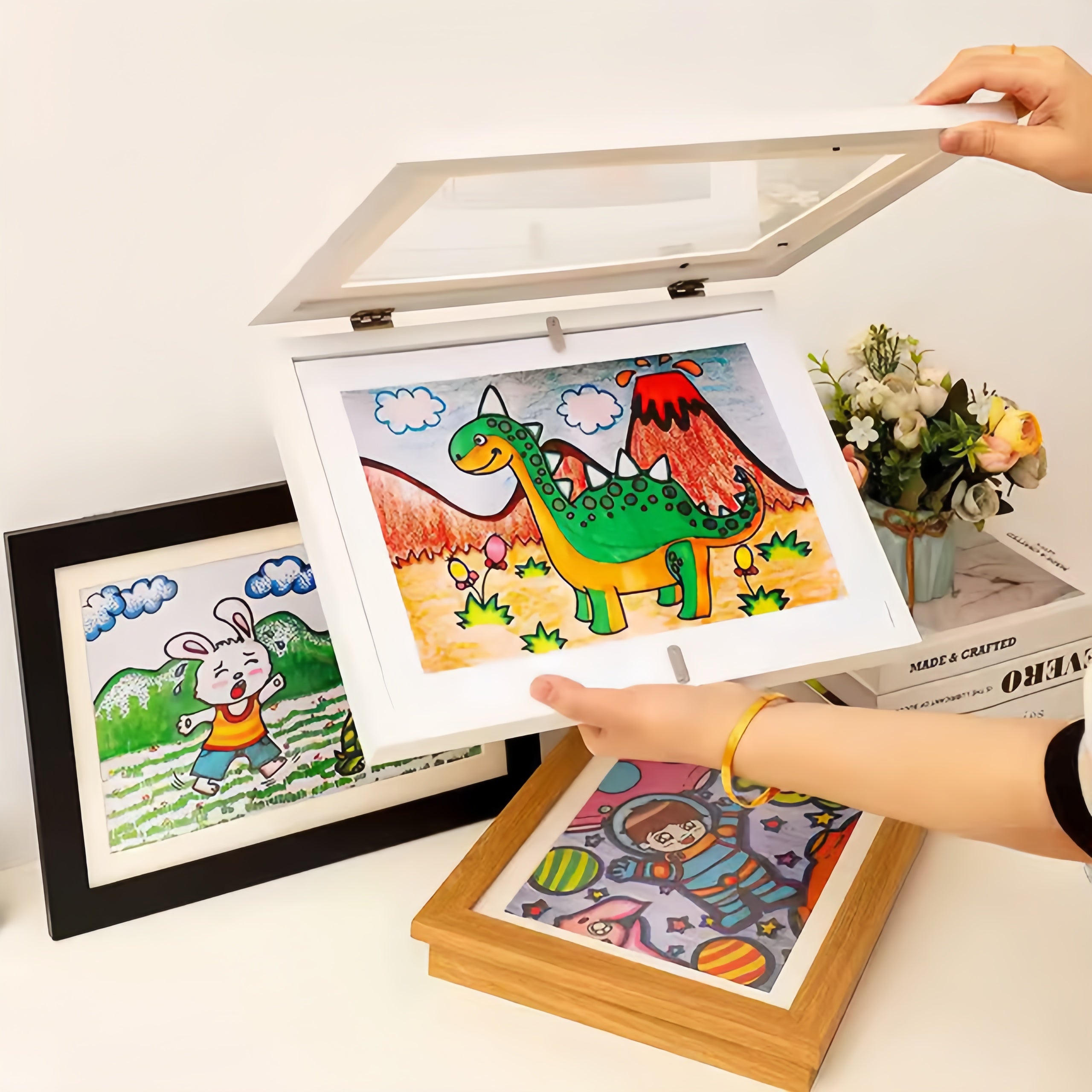 Dernier Jour -50% | CréaCadre™ Cadre pour dessins d’enfants