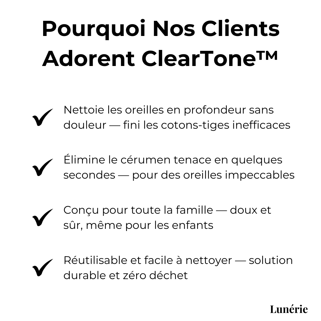 Dernier Jour -50% | ClearTone™ Kit de Nettoyage des Oreilles