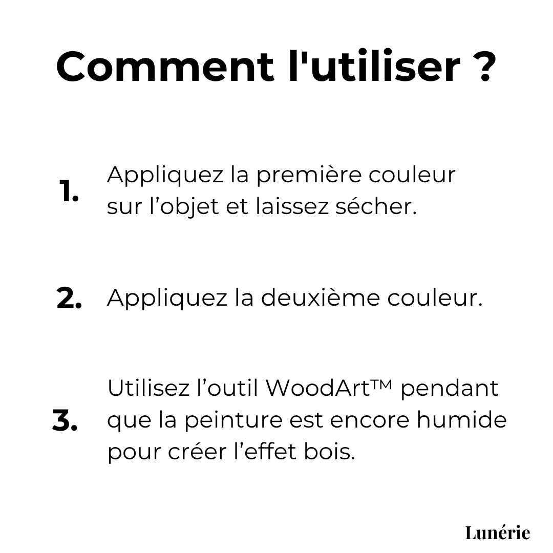 Dernier Jour -50% | WoodArt™ Outil Effet Bois Réaliste