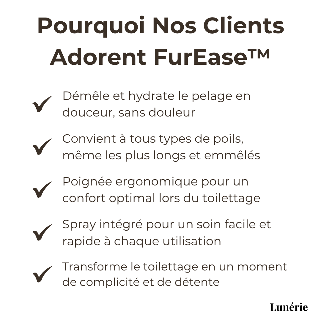 Dernier Jour -50% | FurEase™ Brosse Vapeur pour Animaux
