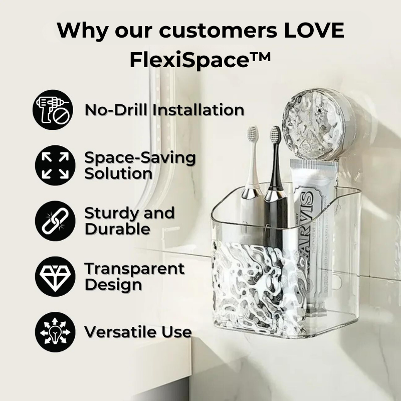 FlexiSpace™ Panier Suspendu de Salle de Bain Sans Perçage