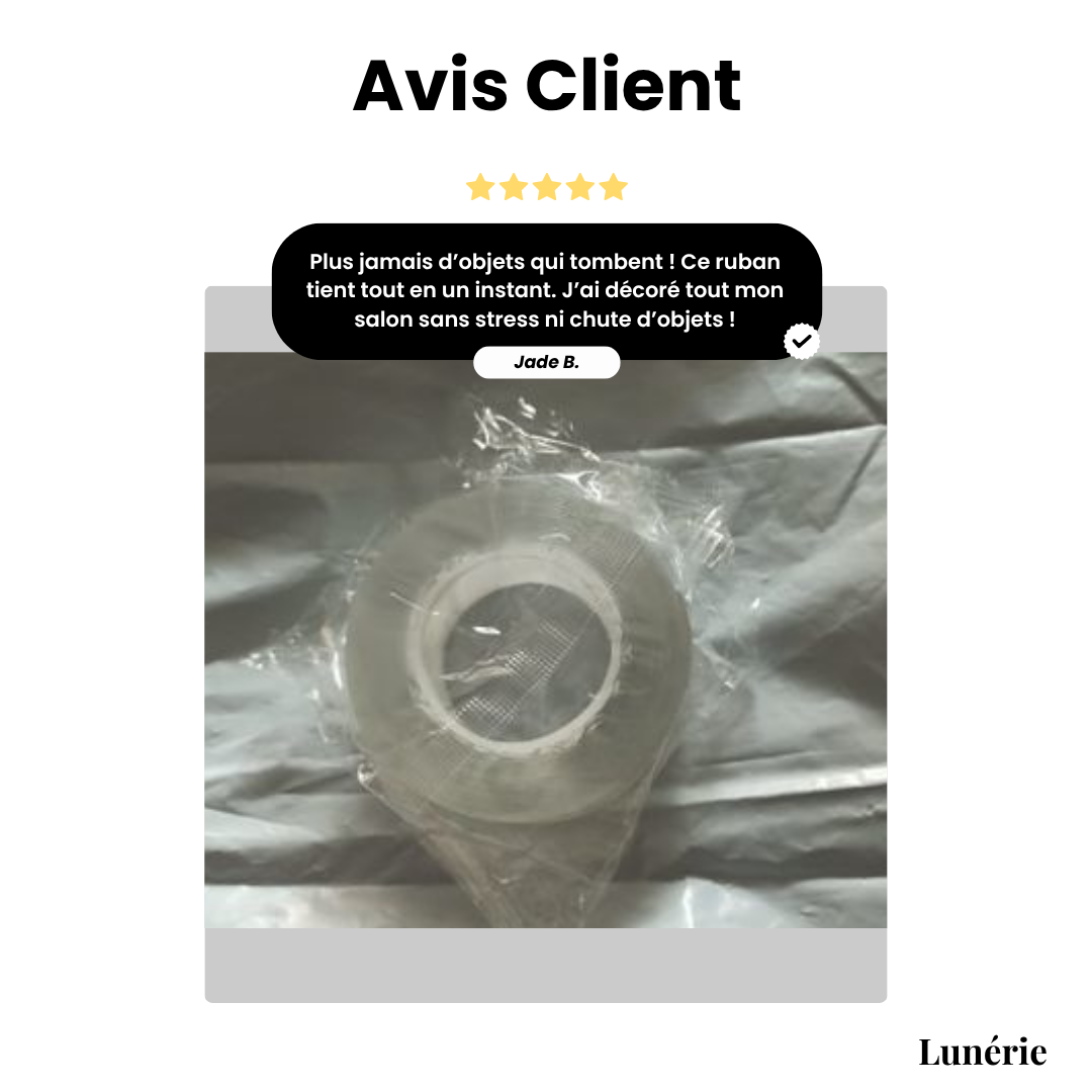 Dernier Jour -50% | GripMax™ Ruban adhésif double-face ultra résistant