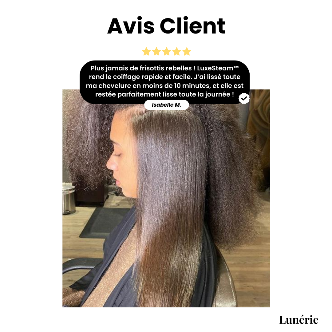 Dernier Jour -50% | LuxeSteam™ Lisseur Vapeur Précis