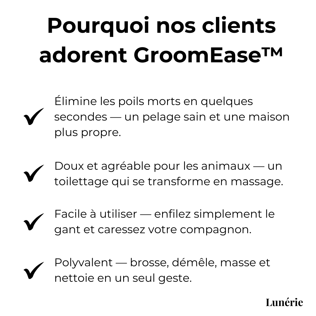 Dernier Jour -50% | GroomEase™ Gant Anti-Poils Pratique