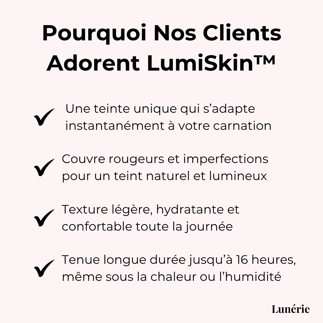 Dernier Jour -50%🔥 | LumiSkin™ Fond de Teint à Teinte Auto-Adaptative
