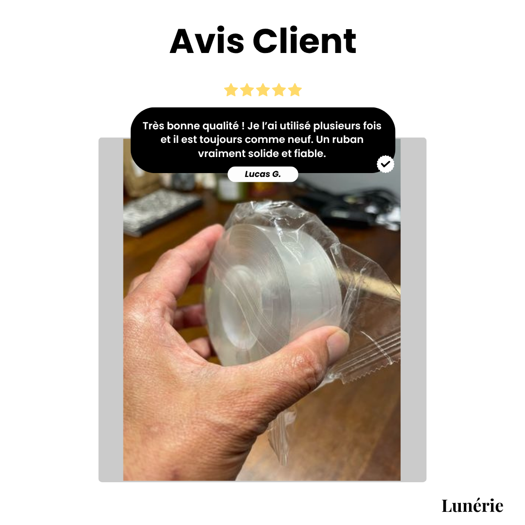 Dernier Jour -50% | GripMax™ Ruban adhésif double-face ultra résistant