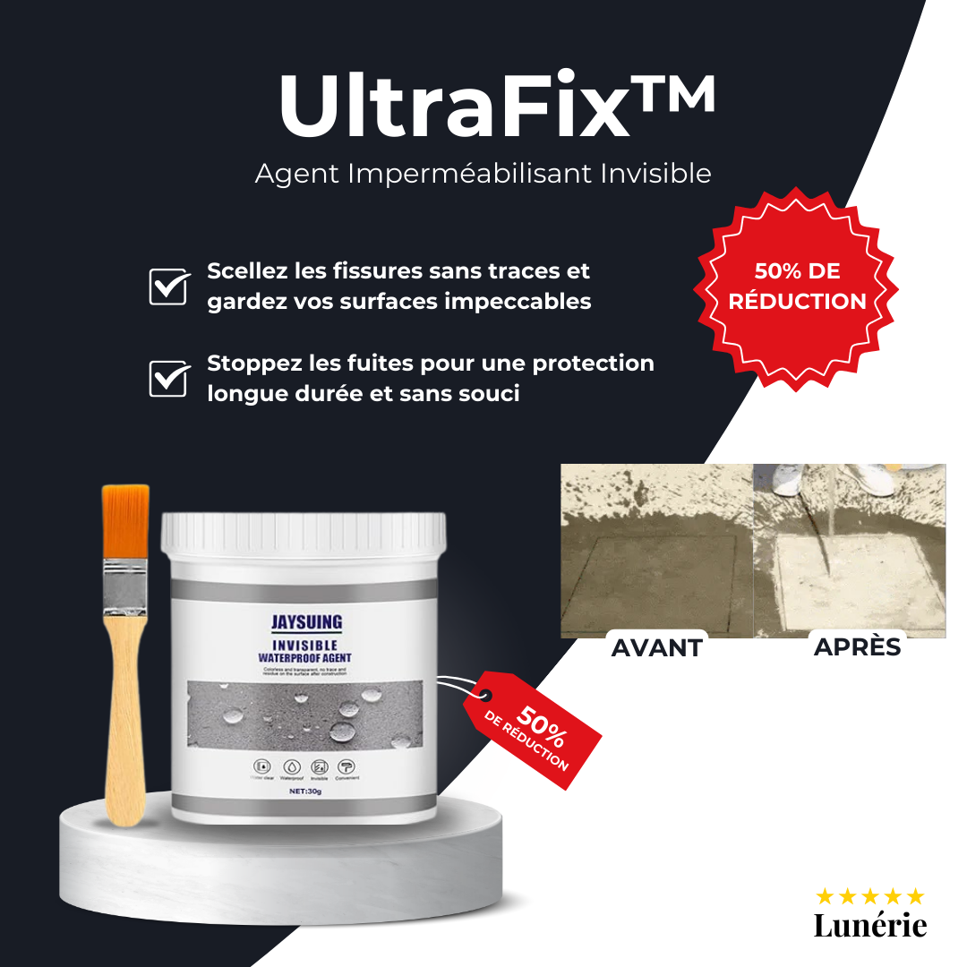 Dernier Jour -50% | UltraFix™ Agent Imperméabilisant Invisible