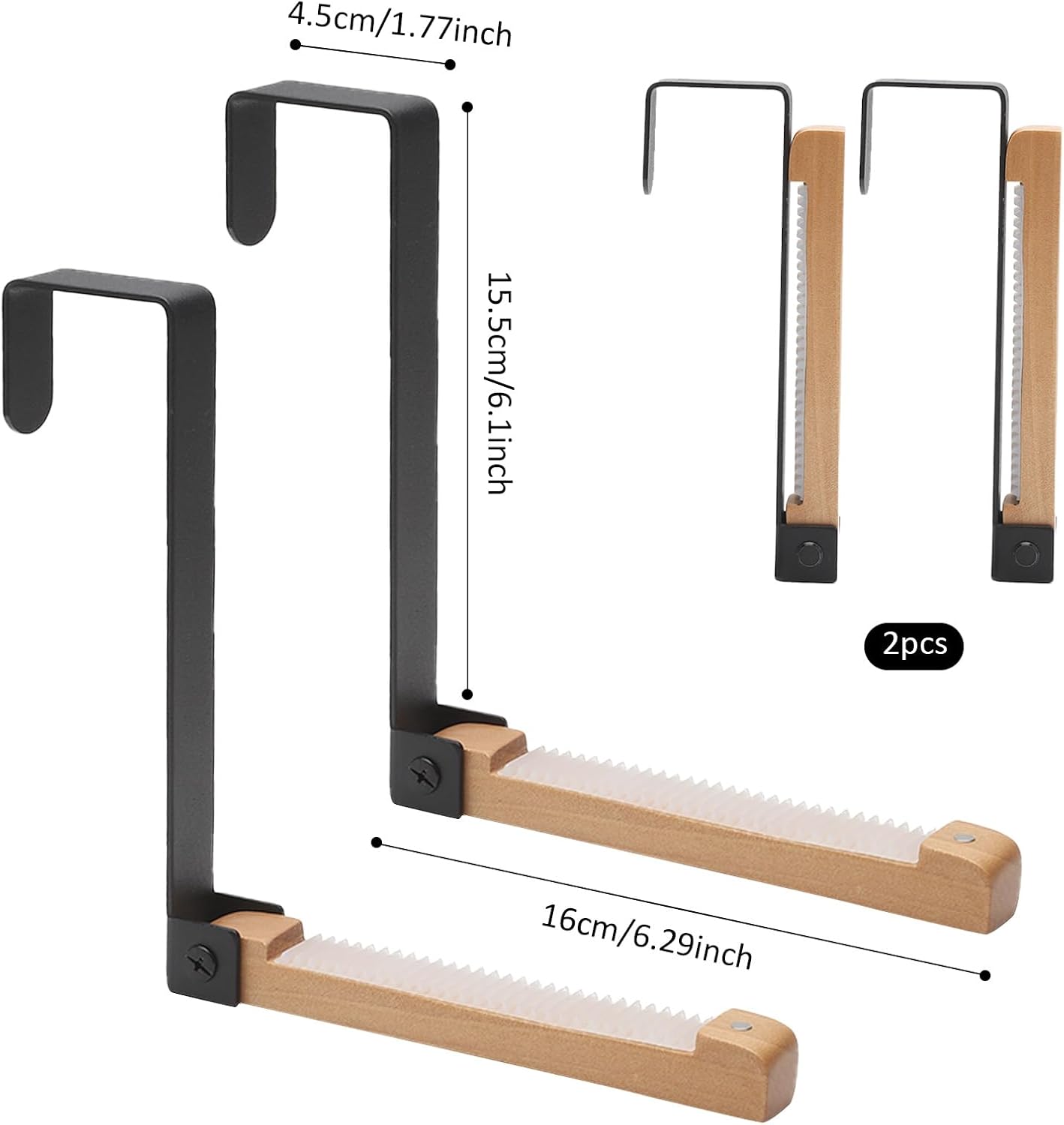 Dernier Jour -50% | FlexiHook™ Organisation Facile et Sans Dommages (Lot de 2)