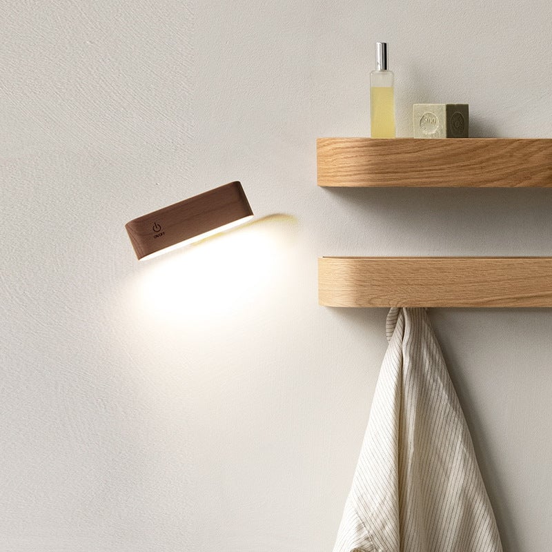 Dernier Jour -50% | FlexiGlow™ Lampe Bois Naturel et Pivotante