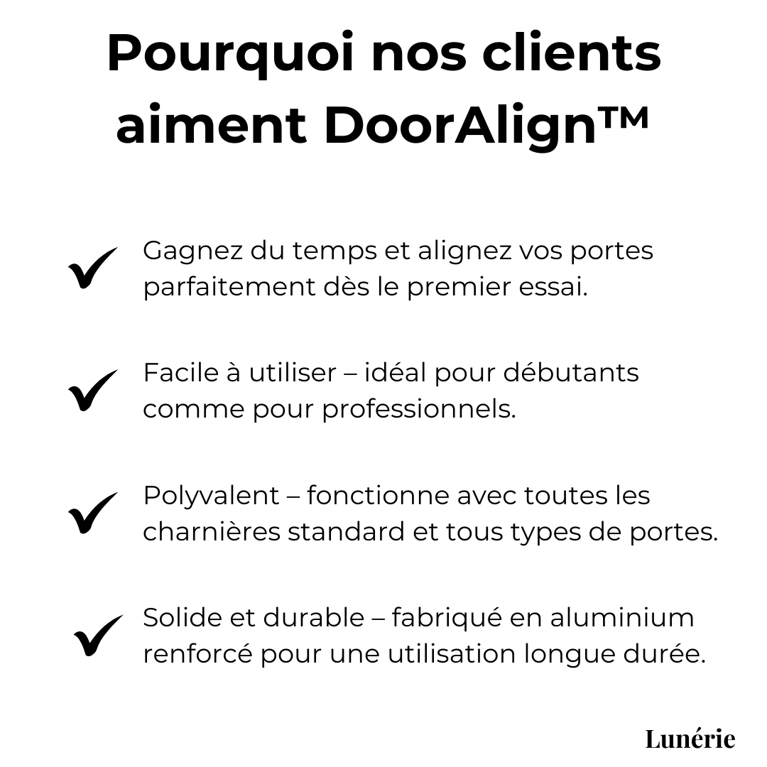Dernier Jour -50% | DoorAlign™ Alignez vos portes d’armoire rapidement et sans erreur !