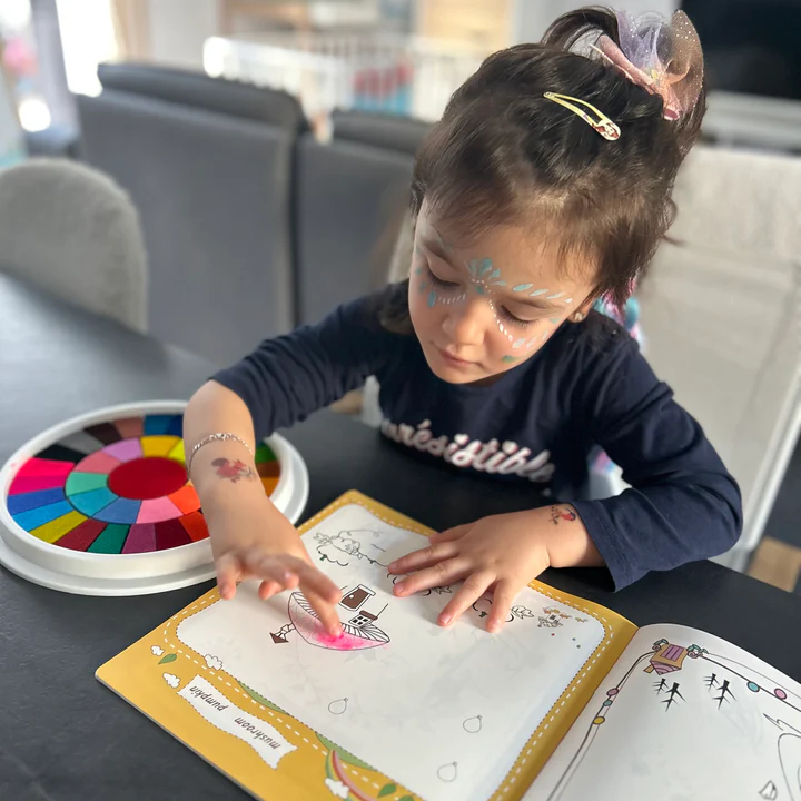 Dernier Jour -50% | ColorFun™ Set de peinture au doigt avec livre