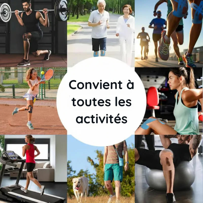Dernier Jour -50% | SportKnee™ Bande de Soutien Pré-Découpée (10 pièces)