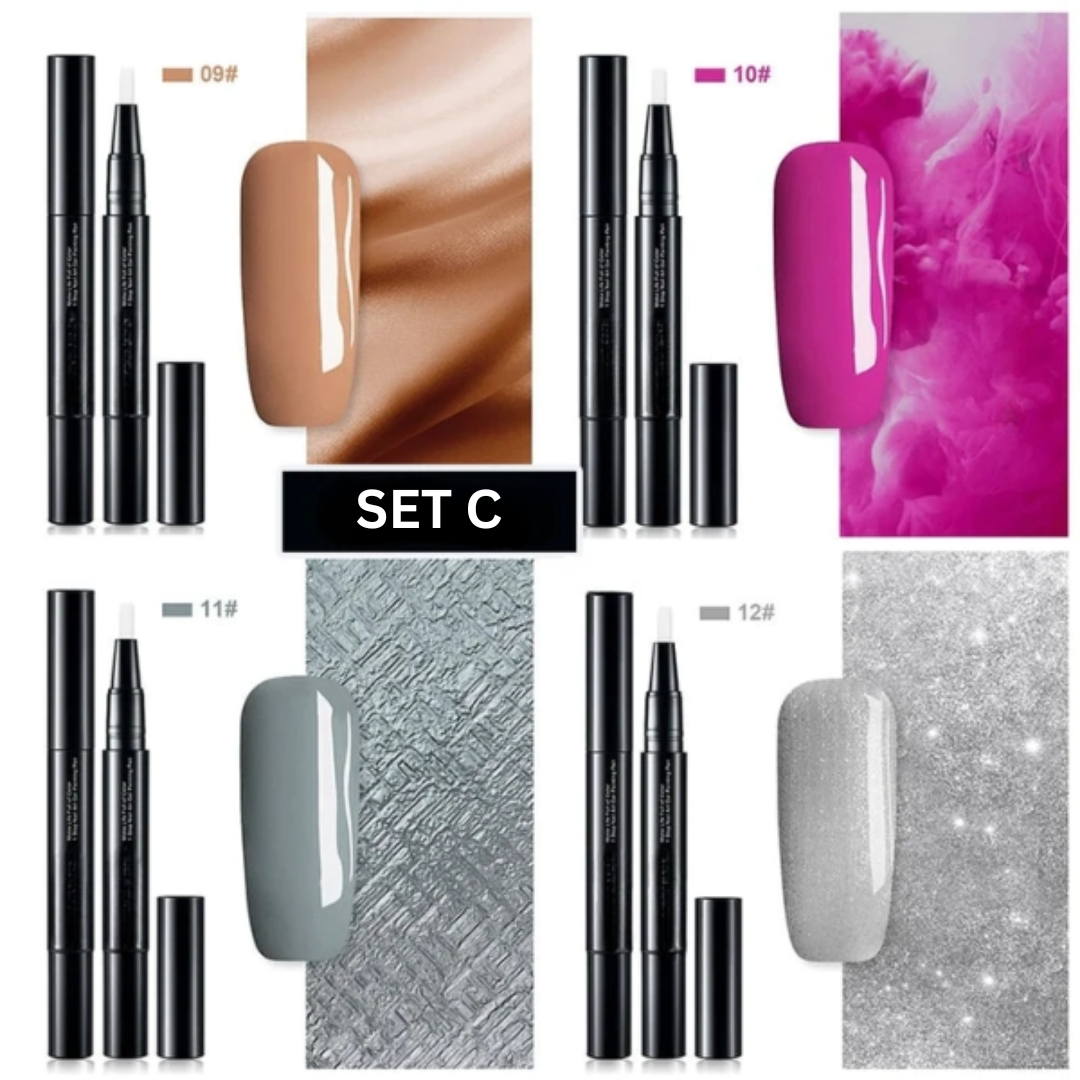 Dernier Jour -50% | NailArt™ Stylo Vernis Gel ( (Lot de 4)