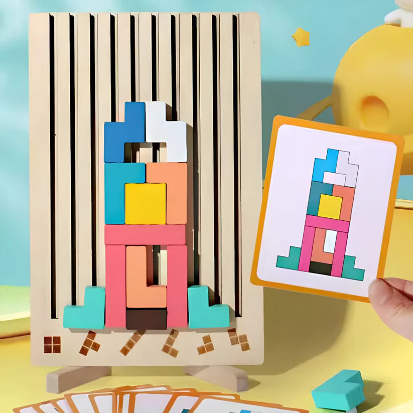 Dernier Jour -50% | MindBlocks™ Jeu d'empilage en bois