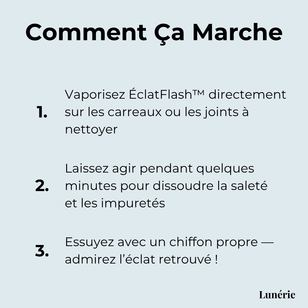 Dernier Jour -50% | ÉclatFlash™ Nettoyant pour carrelages et joints