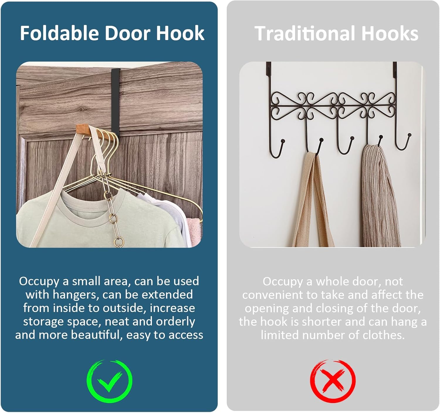 Dernier Jour -50% | FlexiHook™ Organisation Facile et Sans Dommages (Lot de 2)
