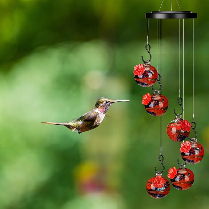 Dernier Jour -50% | ChimeBloom™ Mangeoire Charmante pour Colibris