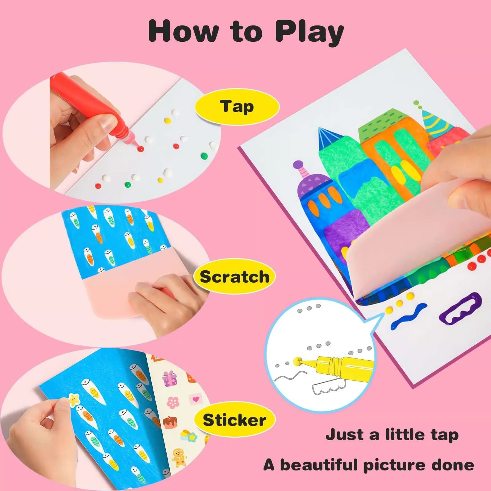 50% DE RÉDUCTION I ScrapeArt™ Peinture à gratter arc-en-ciel DIY
