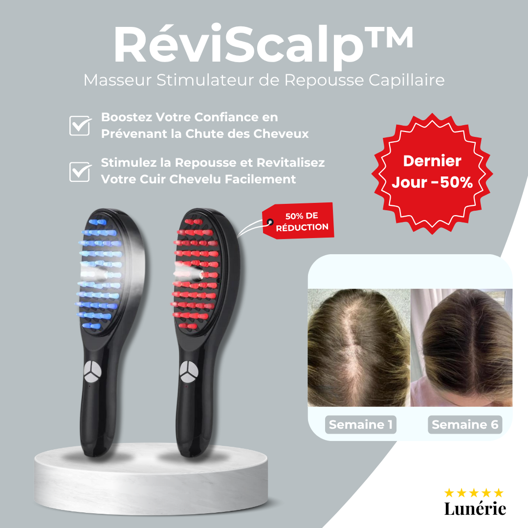 Dernier Jour -50% | RéviScalp™ - Masseur Stimulateur de Repousse Capillaire