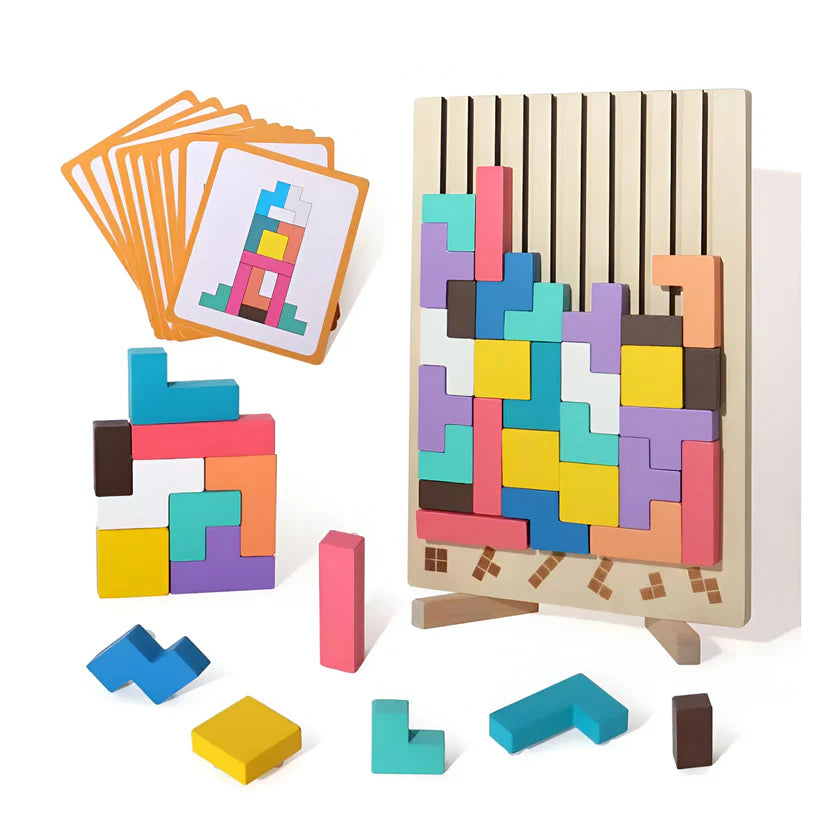 Dernier Jour -50% | MindBlocks™ Jeu d'empilage en bois