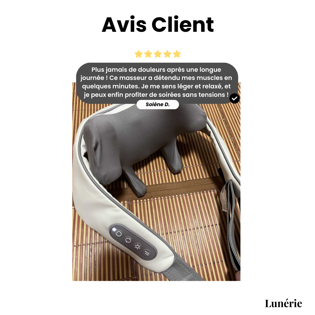 Dernier Jour -50% | FlexRelief™ Masseur pour la nuque et les épaules