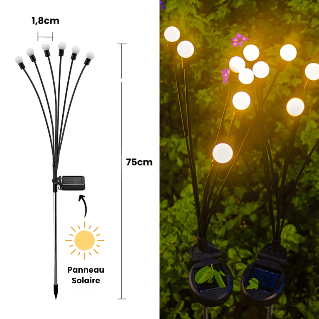 Dernier Jour -50% | Firefly™ Lampe Solaire LED Effet Luciole (6 lampes par lot)
