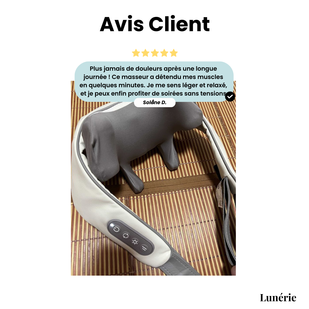 Dernier Jour -50% | FlexRelief™ Masseur pour la nuque et les épaules