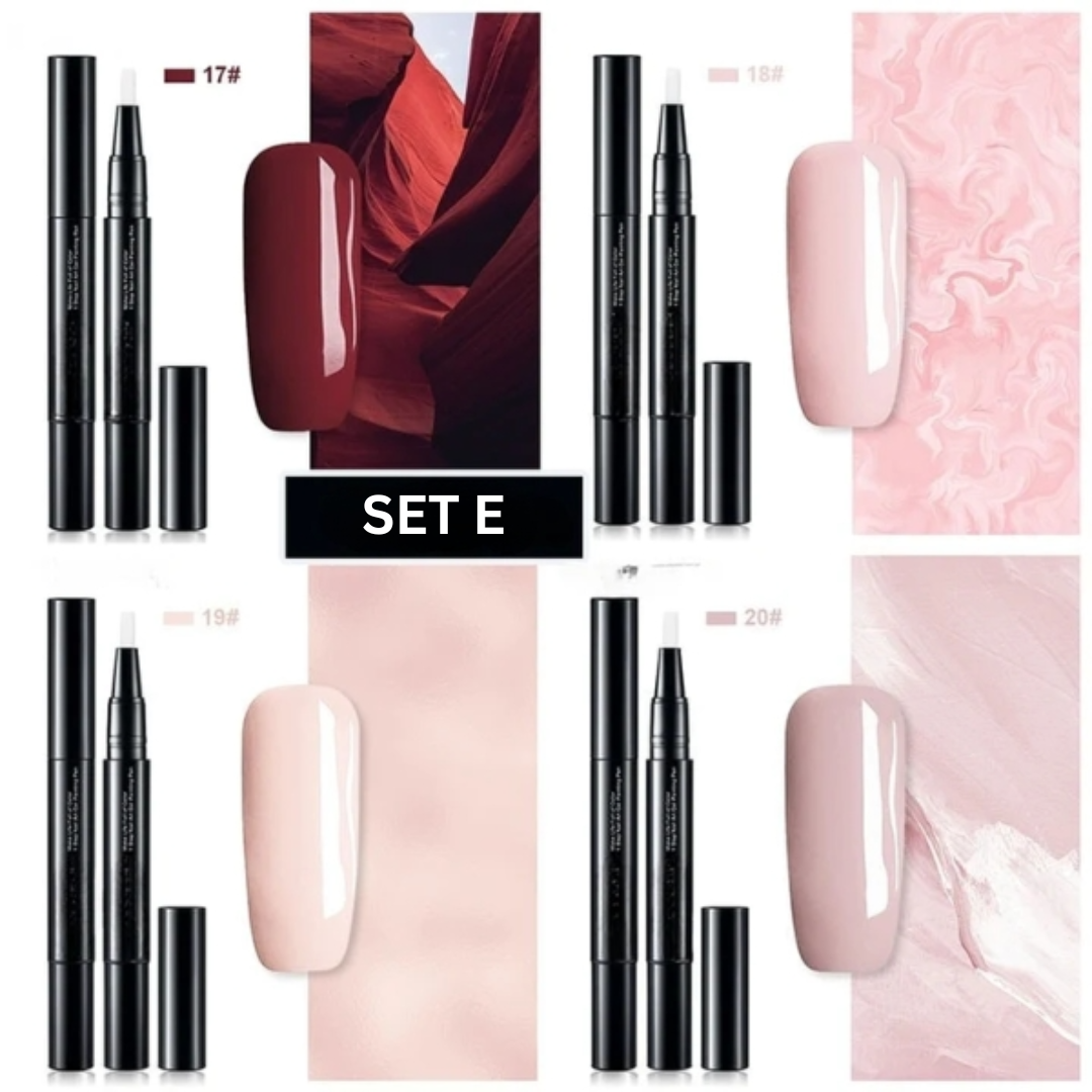 Dernier Jour -50% | NailArt™ Stylo Vernis Gel ( (Lot de 4)