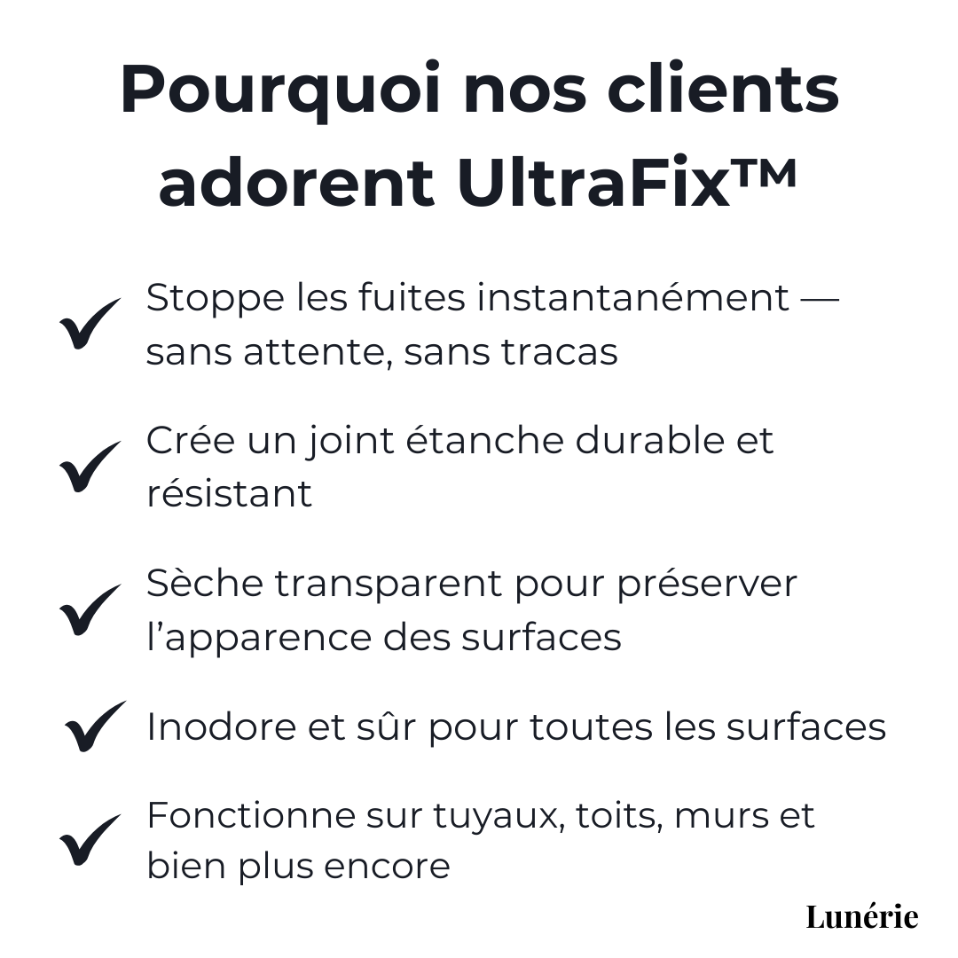 Dernier Jour -50% | UltraFix™ Agent Imperméabilisant Invisible