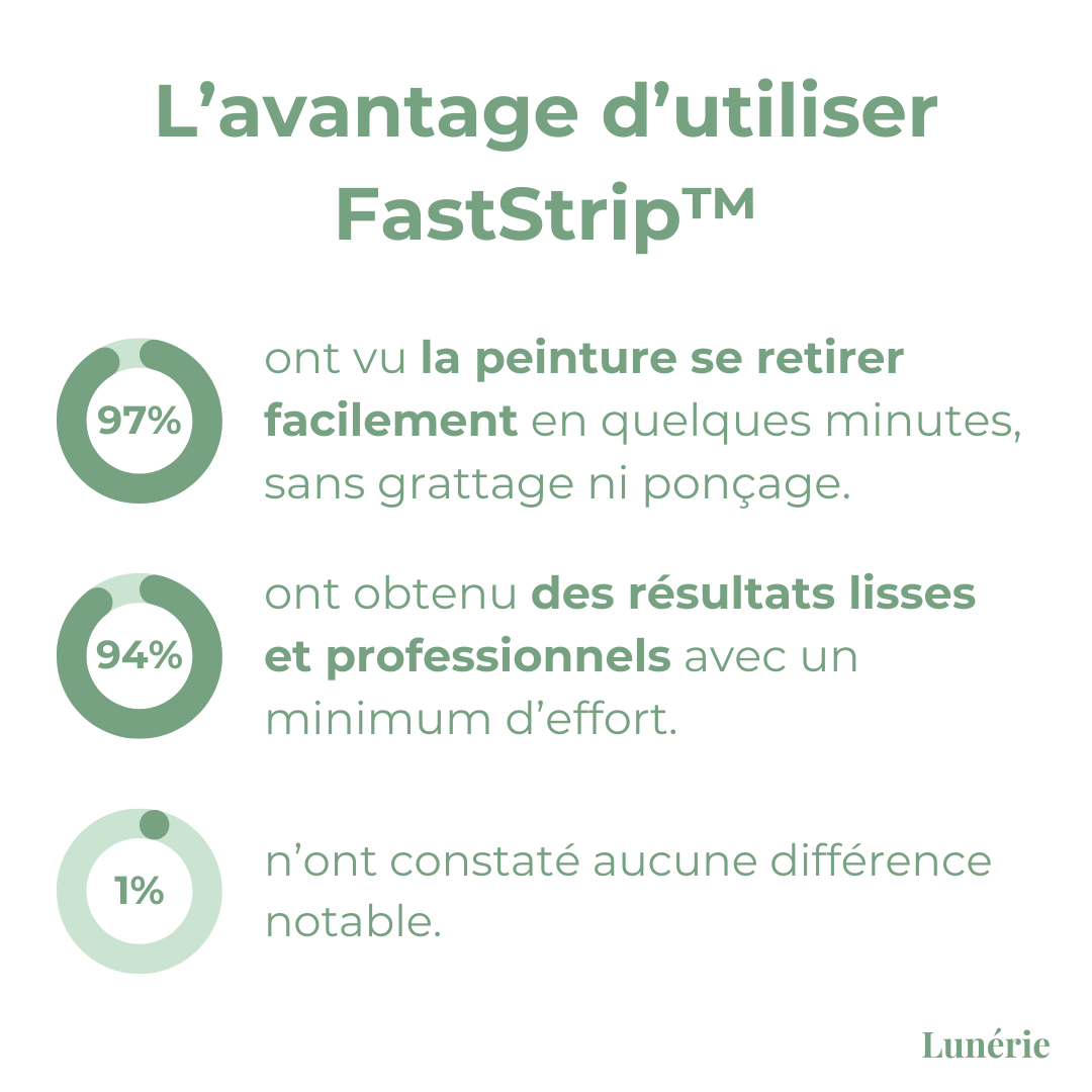 50% DE RÉDUCTION I FastStrip™ Décapant Peinture
