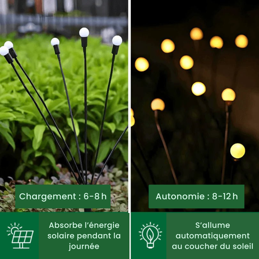 Dernier Jour -50% | Firefly™ Lampe Solaire LED Effet Luciole (6 lampes par lot)